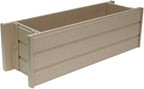 New Age Garden EPWB103-R30 ecoFLEX Rectangular Flower or Herb Window Box by NewAgePet