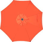 Blissun 9 ft Solar Umbrella, 32 LED Lighted Patio Umbrella, Table Market - Image 3