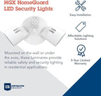 Lithonia Lighting HomeGuard 2-Light LED Outdoor Flood Lights, Outdoor LED Lights - Image 2
