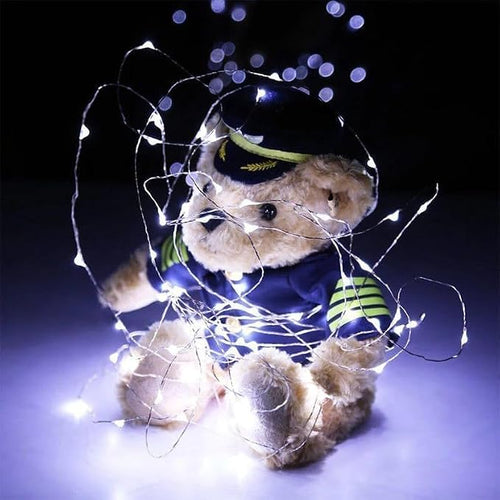 4Pack 80Ft 240LED Fairy Lights Battery Operated - Image 2
