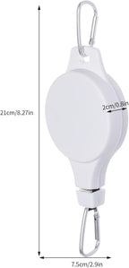 6 Pcs Retractable Plant Hanger, Easy Reach Plant Pulley Adjustable Height Wheel - Image 2