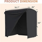 AECOJOY 2-Seat Outdoor Patio Swing Chair - Image 6