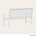 POLYWOOD Vineyard 60" Outdoor Patio Bench - Image 5
