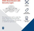 Lithonia Lighting HomeGuard 2-Light LED Outdoor Flood Lights, Wall or Ceiling - Image 2