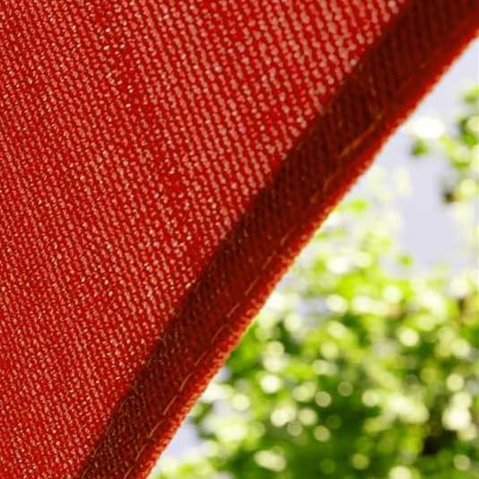 Amgo Custom Size 17' x 17' x 17' Red Triangle Sun Shade Sail UPF50+ AGTAPRT12 - Image 9