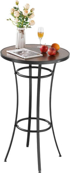 VEVOR Outdoor Round Bar Table, 23.7 in Counter Bar Height Bistro Table - Image 9