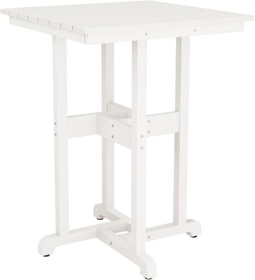 37.5" H Outdoor Bar Table，HDPE Bar Height Table by HOMENJOY