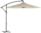 Flash Furniture Sedona Round Solar Cantilever Umbrella, Commercial Grade - Image 2