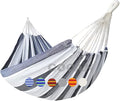 Brazilian Double Hammock 2 Person Extra Large Canvas Cotton Hammock by GOCAN