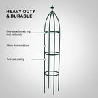 100% Metal Obelisk Garden Trellis 6.3 Feet Tall Sturdy Plant Support - Image 3