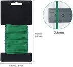 Tenn Well Plant Ties for Climbing Plants, 66 Feet 2.8mm Green Garden Wire Ties - Image 7