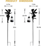 Solar Fairy Garden Stake Decorative Lantern Outdoor Waterproof, Outdoor Garden - Image 3