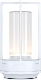 Portable Metal Table Lamp for Indoor/Outdoor, Rechargeable Cordless LED Lamp by HAPYGILightings