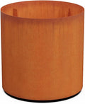 PLANTERCRAFT Corten Steel Metal Planter Box, Round Sizes, Modern Garden Steel by Plantercraft