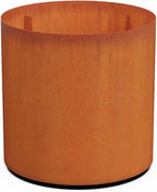 PLANTERCRAFT Corten Steel Metal Planter Box, Round Sizes, Modern Garden Steel by Plantercraft