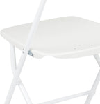 Flash Furniture Hercules Set of 10 Indoor/Outdoor Heavy-Duty Plastic Folding - Image 17