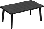 Patio Coffee Table, Never-Rust Aluminum Outdoor Coffee Table by SeeHill