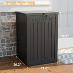 DRATO 48 Gallon Package Delivery Box, Large Lockable Storage Box, Double-Wall - Image 4
