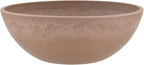 PSW Pot Collection M30TP 12-inch Plastic/Stone/Wood Composite Low Bowl Planter by PSW