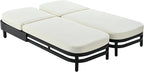 LUMISOL Outdoor Lounge Chair Set of 2, Modern Aluminum Chaise Loungers - Image 8