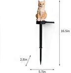 Cat Solar Light Ornaments Garden Decor Outdoor Lawn Decorations Cute Animal - Image 6