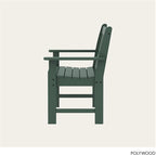 POLYWOOD Vineyard 48" Outdoor Patio Bench - Image 6