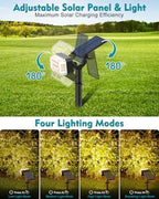 102 LEDs Solar Spot Lights Outdoor Waterproof IP65, Solar Spotlights, - Image 3