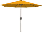 JEAREY 9FT Outdoor Patio Umbrella Market Umbrella by JEAREYOutdoorsCollection