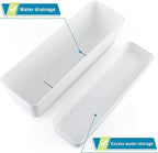 Skelang 3 Pcs Rectangular Plant Pot, Windowsill Container - Image 4