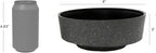 The HC Companies 8 Inch Round Plastic Succulent Capri Bowl Decorative Indoor - Image 5