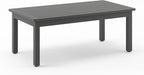 LUE BONA Outdoor Coffee Table, HDPS Patio Coffee Tables by LUEBONA