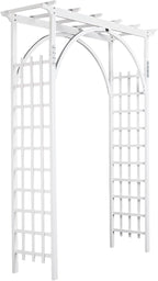 VINGLI 85in Wooden Arbor, Wedding Arch by VINGLI