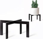 IZIDDO 4 Pack Plant Stand Indoor Outdoor, Metal Mid-Century Pot Stand, Modern by IZIDDO