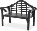 Plow & Hearth Weatherproof Lutyens Eucalyptus Wood Garden Bench | Foldable by PlowHearth