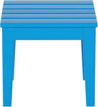 WestinTrends Ashore Outdoor Patio Modern Adirondack Side Table, Pacific Blue - Image 4