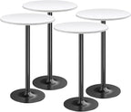 Furmax Bistro Pub Table Round Bar Height Cocktail Table by Furmax