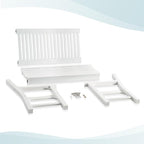 Psilvam 2-Person Poly Lumber Outdoor Bench - Image 4