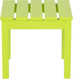 WestinTrends Ashore Outdoor Patio Modern Adirondack Side Table - Image 5