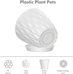 6 inch Flower Pots, 5 Pack Plant Pots - Image 4
