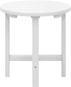 WestinTrends Dylan Adirondack Round Outdoor Side Table by WestinTrends