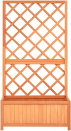 vidaXL Planter, Flower Box, Trellis Raised Bed, Outdoor Planter - Image 2