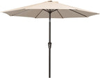 MEWAY 9ft Patio Umbrella Outdoor Table Umbrellas by MEWAY