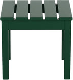 WestinTrends Ashore Outdoor Patio Modern Adirondack Side Table, Dark Green - Image 5