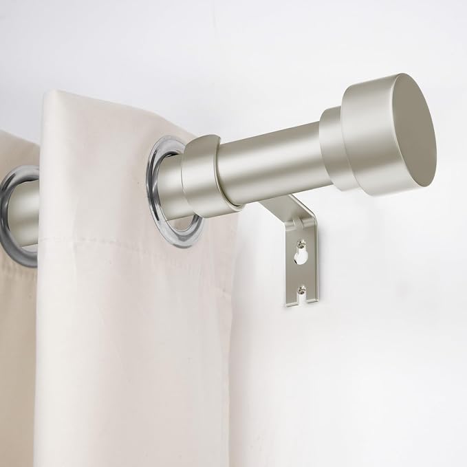 Time Forest Curtain Rods for Windows 66 to 120, 1 Inch Adjustable Heavy Duty - Image 2