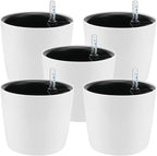 5 Pack 7 Inch Self Watering Planter by HEIHAK