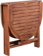 vidaXL Oval Acacia Wood Patio Dining Table - Image 3