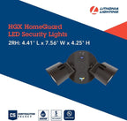 Lithonia Lighting HomeGuard 2-Light LED Outdoor Flood Lights, Outdoor LED Lights - Image 4