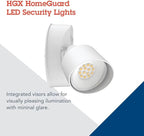 Lithonia Lighting HomeGuard 2-Light LED Outdoor Flood Lights, Wall or Ceiling - Image 4