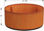 PLANTERCRAFT Corten Steel Metal Planter Box, Round Sizes, Modern Garden Steel - Image 5