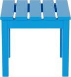 WestinTrends Ashore Outdoor Patio Modern Adirondack Side Table, Pacific Blue - Image 5
